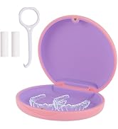 ACSKD Aligner Case, Slim Retainer Box for Travel, Retainer Case Compatible with Invisalign Aligne...