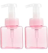 FOMIYES 2Pcs Foaming Soap Dispenser 250ml Refillable Foam Liquid Hand Soap Empty Pump Bottle Sham...
