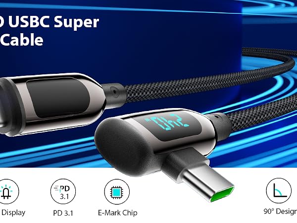 USB C; USB C Cable; Right Angle USB C Cable;240W USB Cable; USB C to USB C Cable;