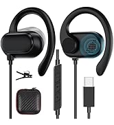 AHFYCIH Open Ear USB C Headphones Wired Earbuds with Over Ear Hook for Samsung Galaxy S26 S25 Ult...