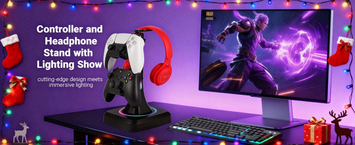 RGB Headpone stand gamer gifts