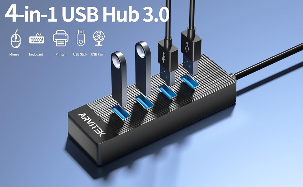 4 port usb hub