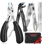 Long Handled Ingrown Toenail Clippers for Seniors Thick Toenails, 2025 Angled Head Large Toe Nail...