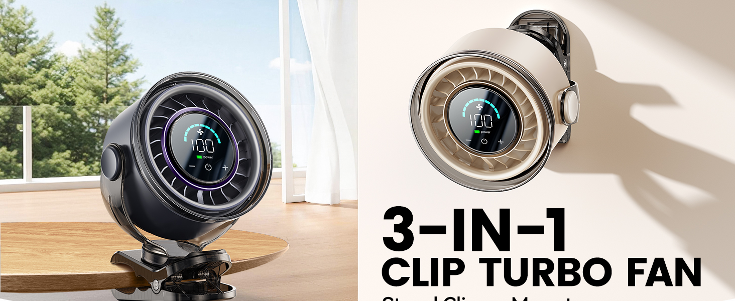 portable clip on fan