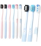 Oralphi TB01+TB02+TB03 Timed Toothbrush Pack, Contain 6 Pack Extra Soft Toothbrush for Adults and...