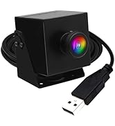 ELP 48MP USB Fisheye Camera Wide Angle Webcam for Computer Mini Lightburn Camera for Laser Engrav...