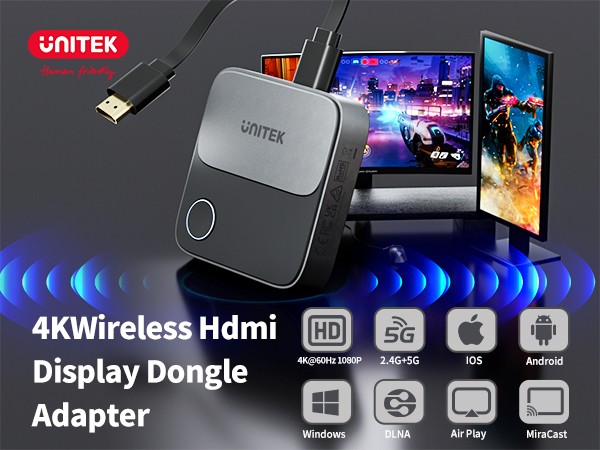 HDMI Wireless Display Dongle Adapter