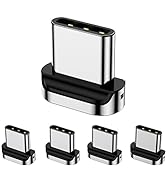 CNakdDG Magnetic Connector Tips Head for USB-C Android Devices (5 Pack), only Compatible 3A Magne...