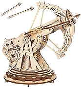 Rowood 3D Wooden Puzzles Catapult Kit for Adults Teens, DIY Catapult Mechanical Wooden Model Kits...