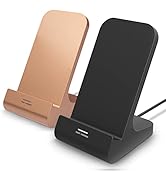 Oinmely 2-Pack Wireless Charger Wireless Phone Charger Stand Qi-Certified 10W Max Compatible with...