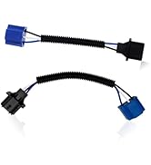 MOXRUQ 2 PCS Car H13 Male to H4 Female Adapter, 9.44