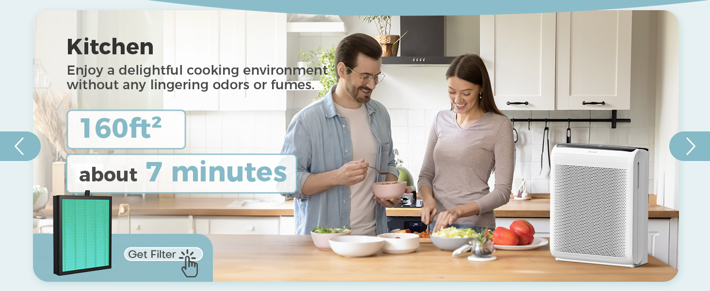 air purifier for kitchen odors