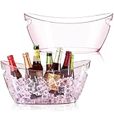Ice Bucket 2 PCS, Ice Buckets for Parties, Mimosa Bar Supplies Beverage Tub