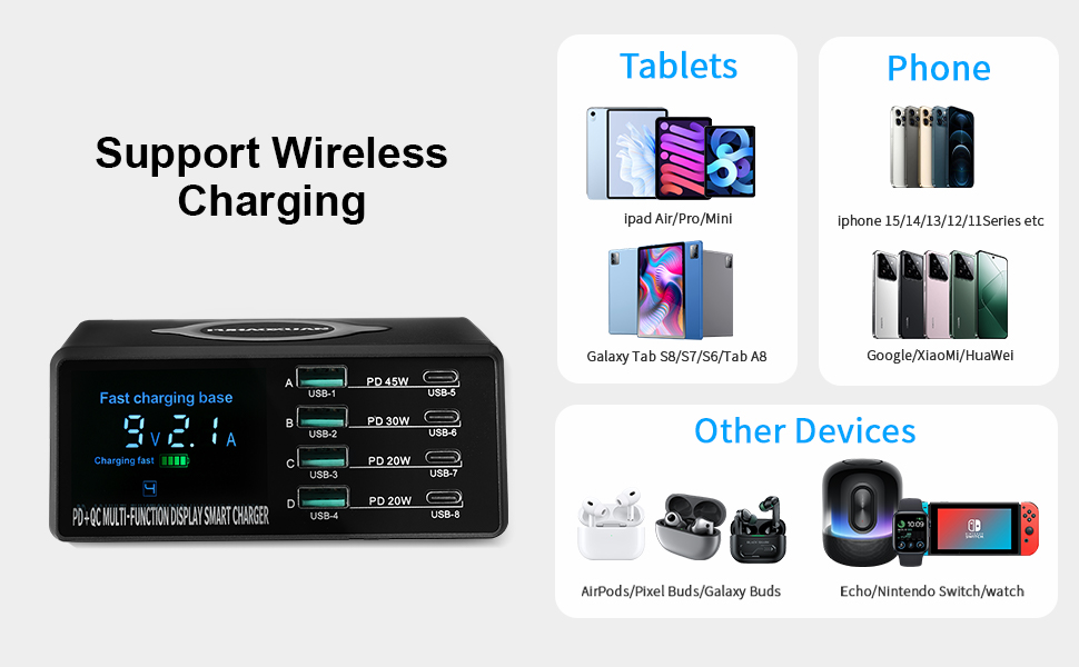 fast charging station charging stations charging port desktop charging station usb c charging hub