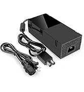Power Supply Brick for Xbox One with Power Cord, (Low Noise Version) AC Adapter Power Supply Char...