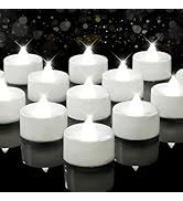 BEICHI Flameless Candles, 24Pack Battery Operated Candle, LED Tea Lights Candles Battery Operated...