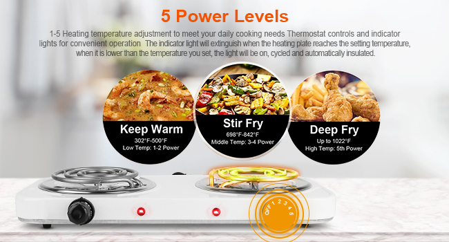 2 burner electric cooktop