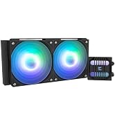 Zalman Alpha 2 SE 240 AIO Liquid CPU Cooler, 320W TDP, Black | AMD AM5/AM4, Intel LGA1851/1700/12...