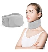 RESTCLOUD Soft Neck Brace Cervical Collar, Neck Brace for Neck Pain and Support, Comfortable and ...