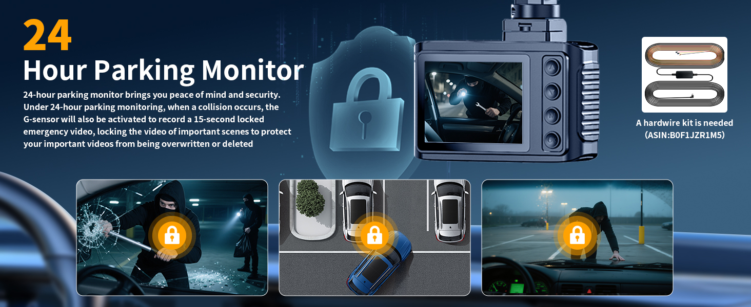 4K dual dash cam, dash cam front and rear, dash cam 360