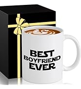 Ceramic Coffee Mug Tea Cup with Handle 11 OZ Men Boyfriend Bf Gifts Unique Romantic Christmas Val...