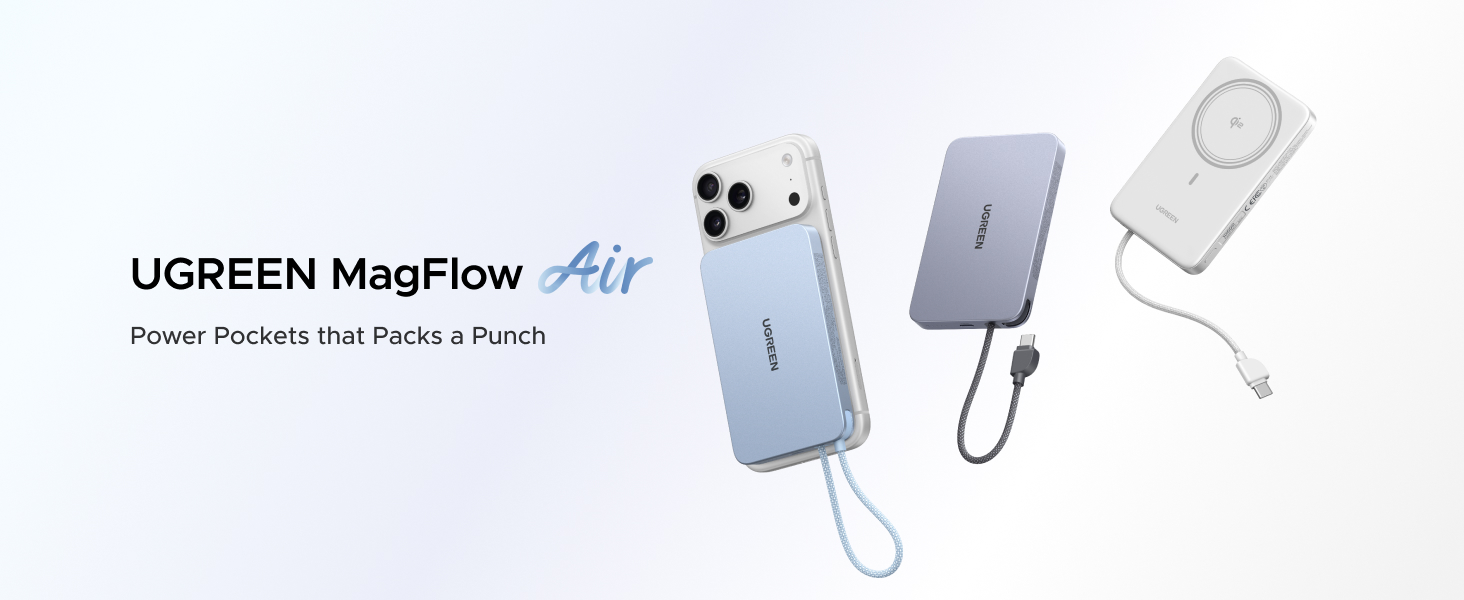 UGREEN MagFlow Air Power Pockets that Packs a Punch