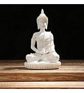 Carefree Fish Buddha Statue Minimalist Sandstone Decoration Buda Decor Bring Home a Ray of Sunshi...