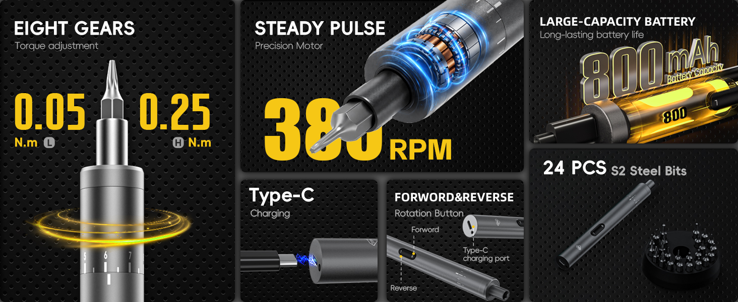 Information about electric screwdrivers
