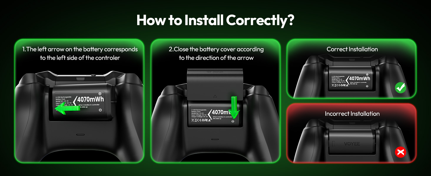xbox series x controller battery pack