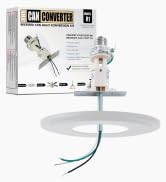 The Can Converter - R1, Recessed Can Light Conversion Kit, for Ceiling Light Fixture, Recessed Li...