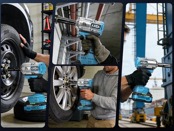 AXIDA Cordless Impact Wrench