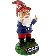 Gnometastic Make Gnomes Great Again Garden Gnome Statue, 9.5 Inches - Funny Garden Gnomes Outdoor...