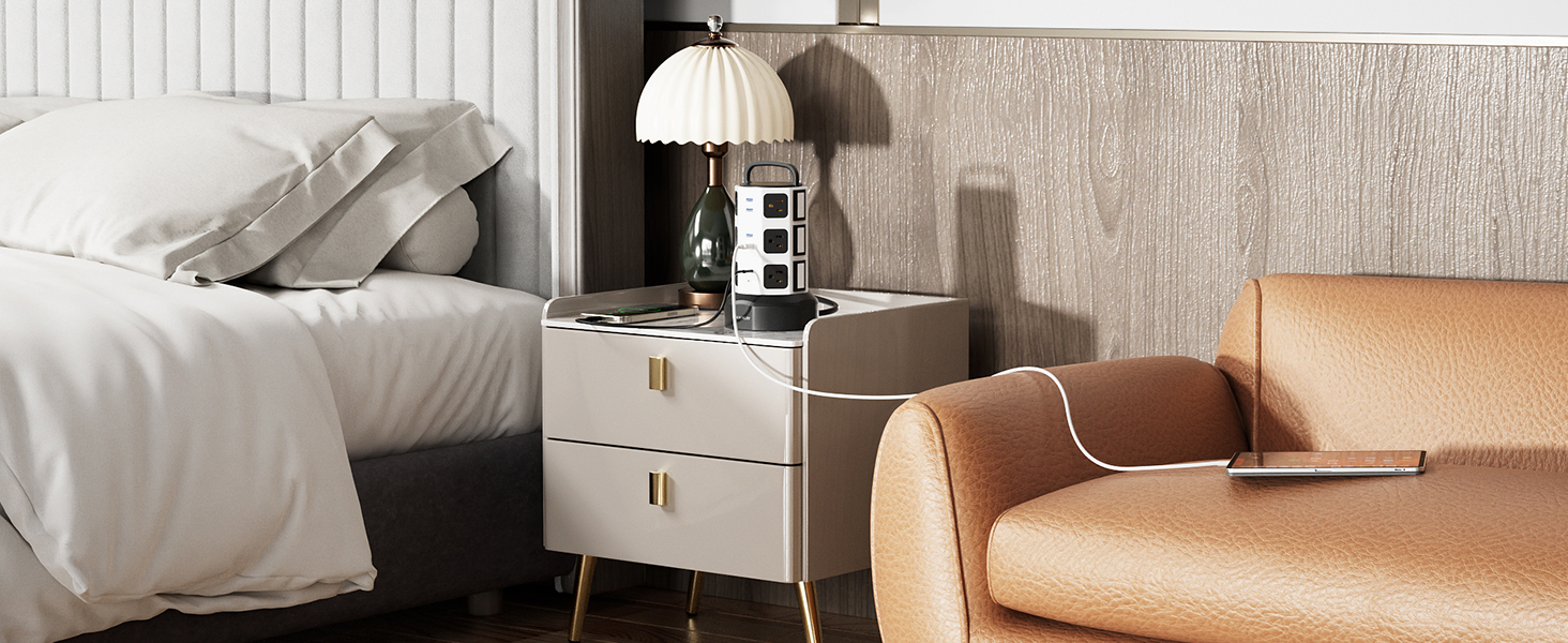 desk organization charging station