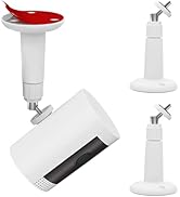 2 Pack Adjustable Adhesive Wall Mount Brackets for Ring Stick Up Cam & Ring Indoor Cam(1st Gen), ...