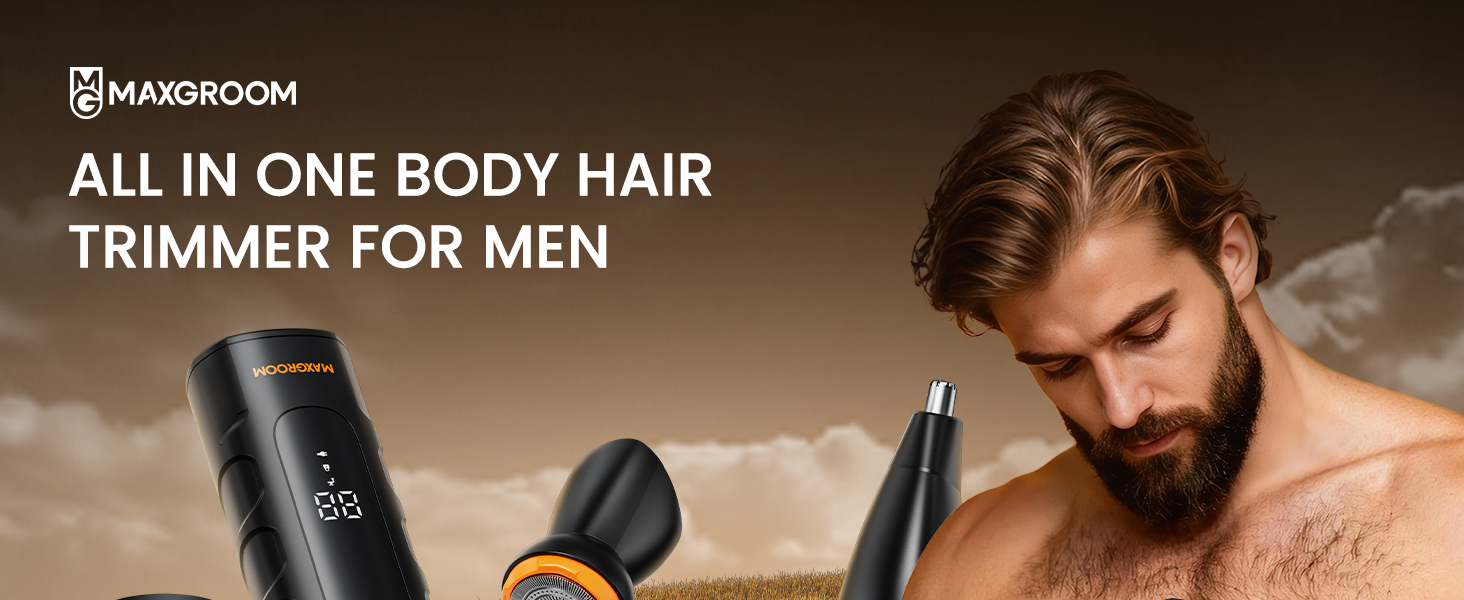 manscape manscaper electric mens groin body ball pubic hair trimmer shaver razor grooming kit men