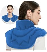 MEISENHOME Microwave Heating Pad for Neck and Shoulders and Back, Weighted Heating Pad for Period...