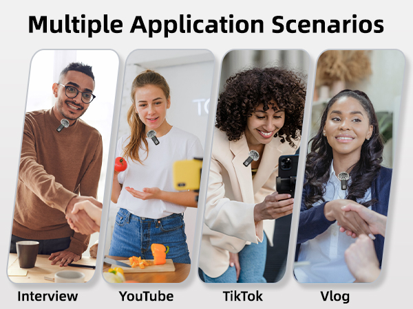 Phone Microphone for Vlogging YouTube TikTok Interview