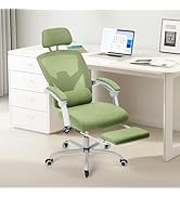 Sweetcrispy Office Computer Desk Chair, Ergonomic High-Back Mesh Rolling Work Swivel Chairs with ...