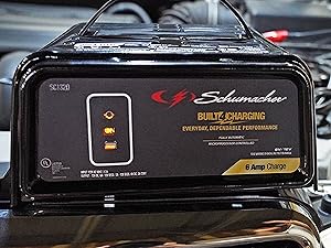 Automatic car battery charger with auto voltage detection, multi-stage charging &amp;amp; trickle charging.