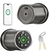 Leydebong 4-in-1 Smart Door Lock with Fingerprint and Keypad - Keyless Entry Electronic Lock with...