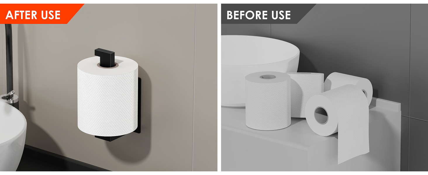 organize toilet rolls, tidy up bathroom, toilet, washroom, RV, bedroom, kitchen, and office etc...