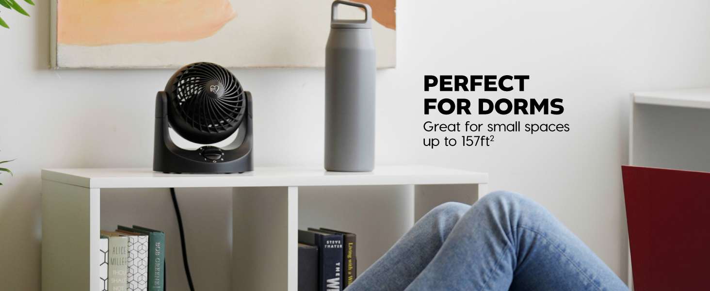 WOOZOO desk fan, mini table fan, portable, back to school, dorm, college