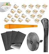 Dash Cam Installation Kit – Trim Removal Tool, 20 Strong Adhesive Cable Clips, Reusable Cable Tie...