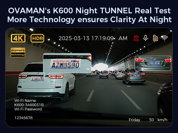 OVAMAN&amp;#39;s K600 Night TUNNEL Real Test
