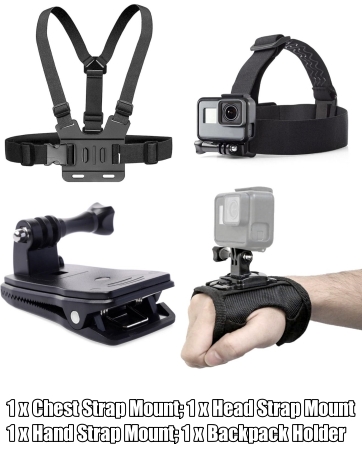 Accessories Kit for Action Camera