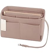 Purse Organizer Insert, Felt Bag organizer with zipper, Handbag &amp; Tote Shaper, For Speedy Neverfu...