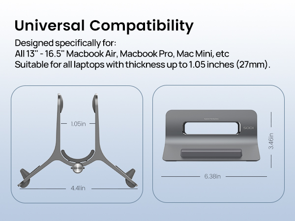 vertical laptop stand
