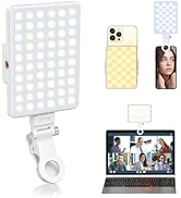 OLRPT Selfie Light, Phone Light with Front &amp; Back Clip, 60 LED Portable Light with 3 Modes, 5000m...