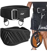 2023 Upgrade Weight lifting belt 2-in-1 Weightlifting &amp; Dip Belt Self-locking Weight Belt with C...