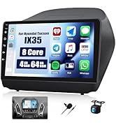 GOHHDL 4+64G/8-Core Android 13 Car Stereo for Hyundai Tucson IX35 2010-2015 Wireless CarPlay Andr...
